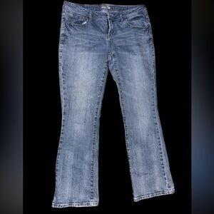 Aeropostale Blue Flare Wide Leg Jeans